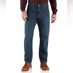 Carhartt Fleece-Lined Jeans 40x30 – Relaxed Fit, Full Interior Fleece